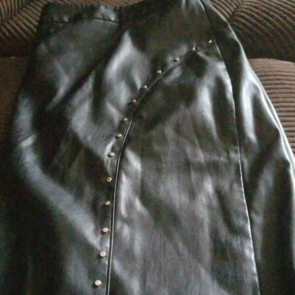 Pleather skirt
